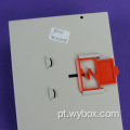 Caixa de trilho DIN elétrico de plástico industrial ABS para módulo de fonte de alimentação pcb caixas de plástico trilho caixa elétrica de junção DIN